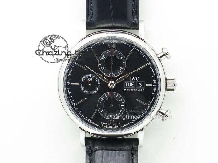 MIROTIME 1229 TechFriendly Aquatimer SS IW3290 RSF 1:1 Best Edition Black Dial on Black Rubber Strap A 7076